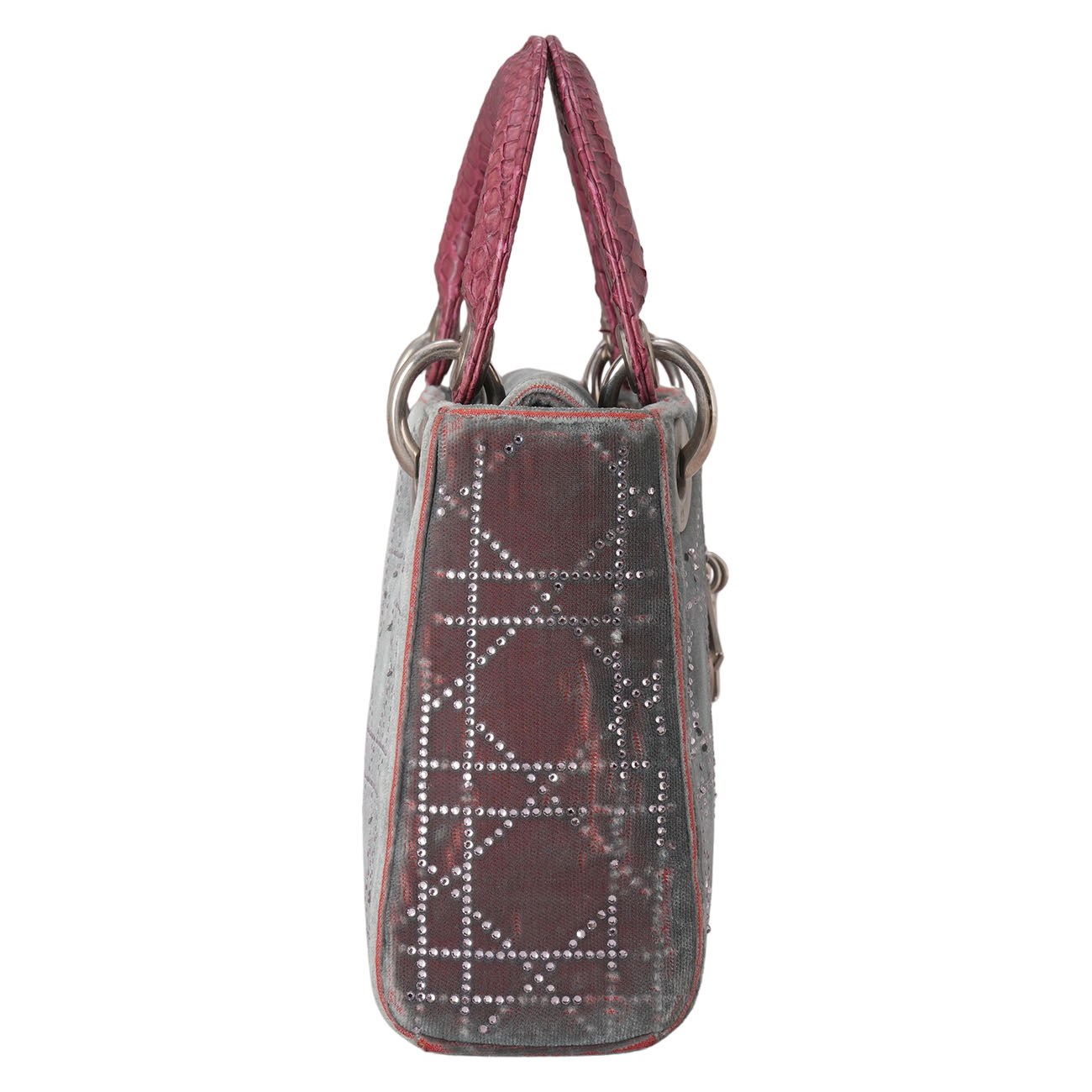 CHRISTIAN DIOR(USED)디올 벨벳 레이디디올 미니